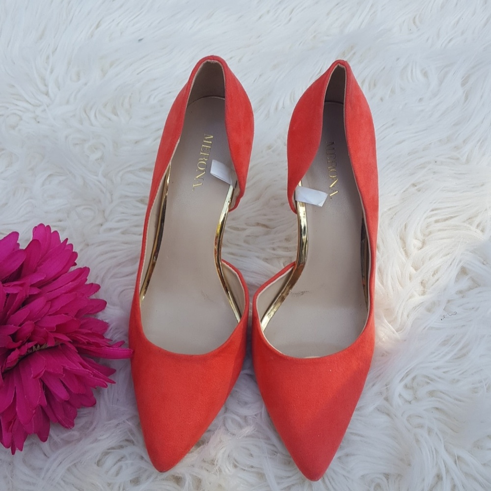 Merona orange shoes
